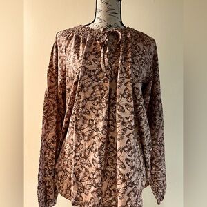 Mason & Belle Butterfly Print Blouse